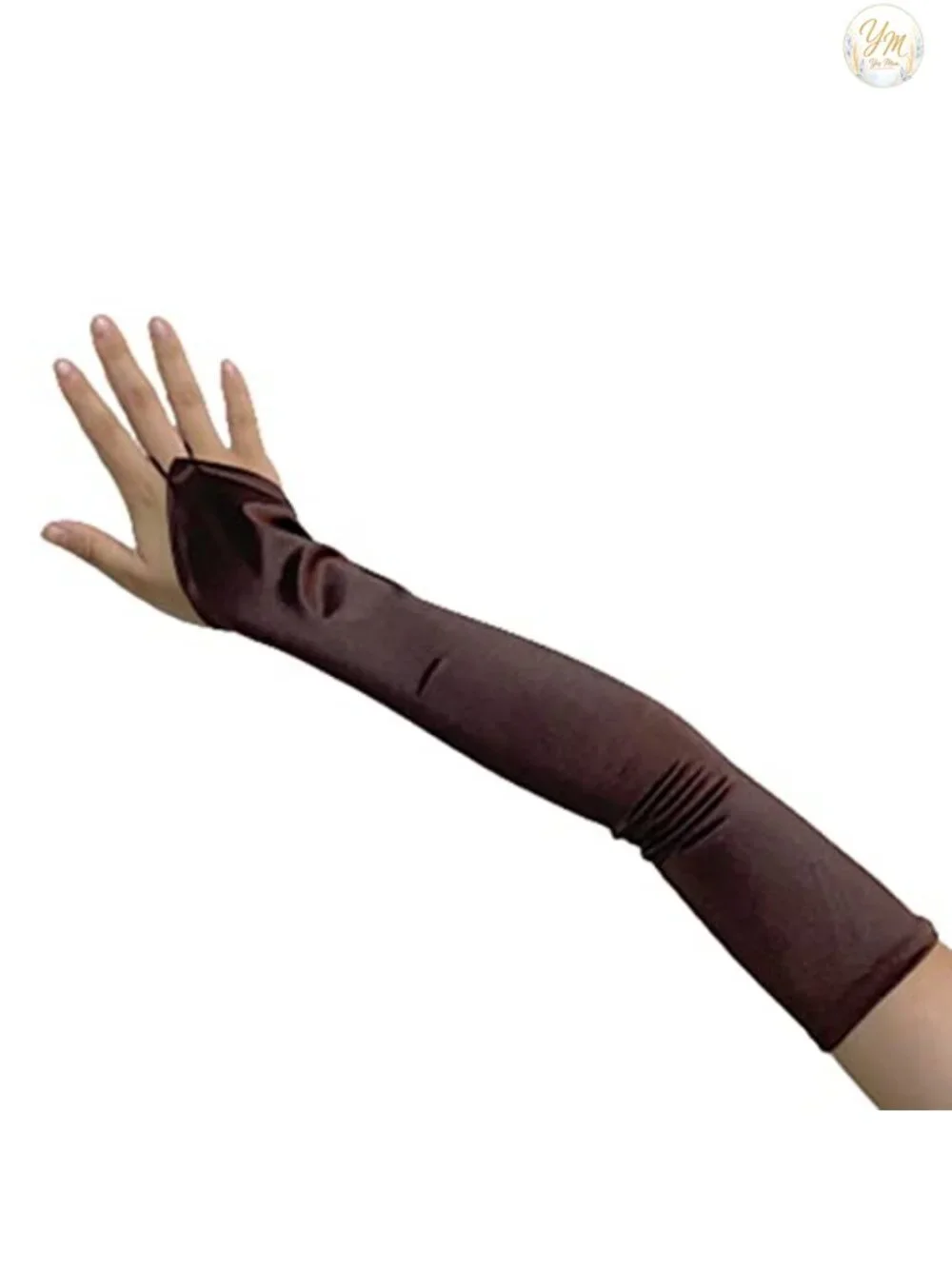 23 inch Long Bridal Satin Gloves Over the Elbow for Wedding Prom Party